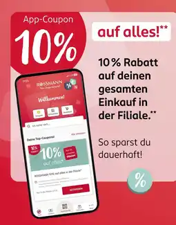 Rossmann Rossmann app-coupon auf alles Angebot