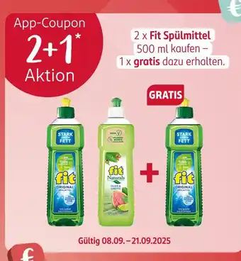 Rossmann Fit spülmittel stark gegen fett Angebot