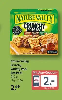 Rossmann Nature valley crunchy variety pack Angebot
