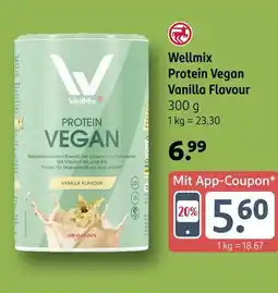 Rossmann Wellmix protein vegan vanilla flavour Angebot