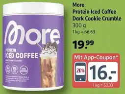Rossmann More Protein Iced Coffee Dark Cookie Crumble Angebot