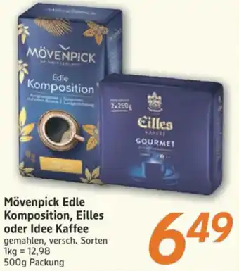 inkoop Mövenpick Edle Komposition, Eilles oder Idee Kaffee Angebot