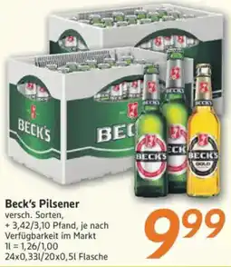 inkoop Beck's Pilsener Angebot
