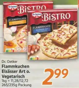 inkoop Dr. Oetker Flammkuchen Elsässer Art o. Vegetarisch Angebot