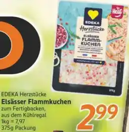 inkoop EDEKA Herzstücke Elsässer Flammkuchen Angebot
