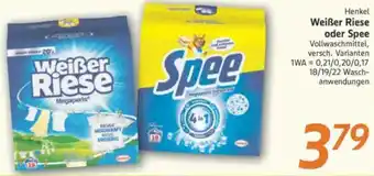 inkoop Henkel Weißer Riese oder Spee Angebot