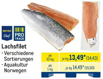 METRO METRO Chef Lachsfilet Angebot