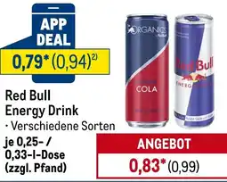 METRO Red Bull Energy Drink Angebot