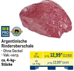 METRO Argentinische Rinderoberschale Angebot
