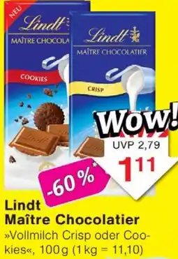 Wiglo Wunderland Lindt Maître Chocolatier Angebot