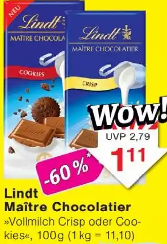 Wiglo Wunderland Lindt Maître Chocolatier Angebot