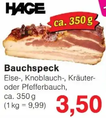 Wiglo Wunderland Bauchspeck Angebot