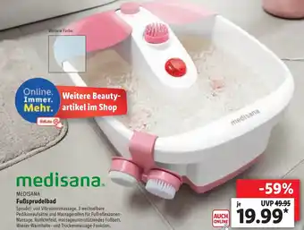 Lidl Medisana Fußsprudelbad Angebot