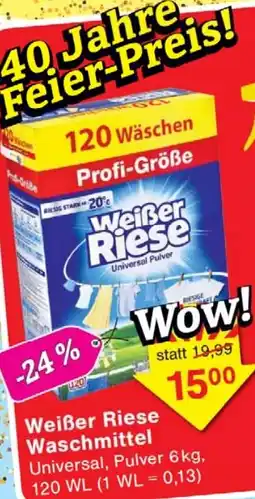 Wiglo Wunderland Weißer Riese Waschmittel Angebot