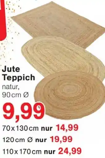 Wiglo Wunderland Jute Teppich Angebot