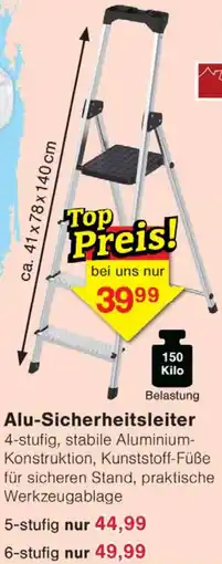 Wiglo Wunderland Alu-Sicherheitsleiter Angebot