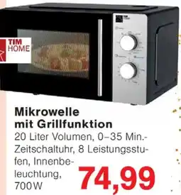 Wiglo Wunderland Mikrowelle mit Grillfunktion Angebot