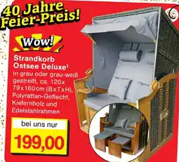 Wiglo Wunderland Strandkorb Ostsee Deluxe Angebot