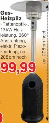 Wiglo Wunderland Gas- Heizpilz Angebot