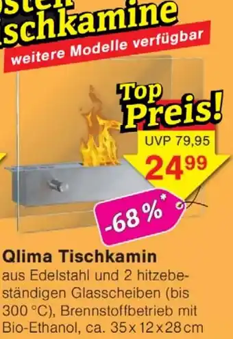 Wiglo Wunderland Qlima Tischkamin Angebot