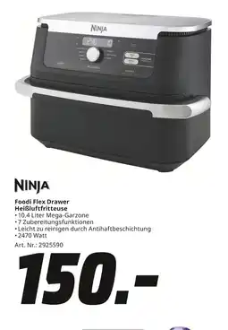 MediaMarkt Ninja foodi flex drawer heißluftfritteuse Angebot