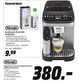 MediaMarkt Delonghi ecodecalk dlcs500 entkalker Angebot