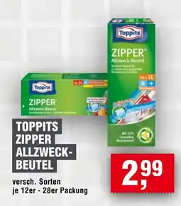 Handelshof TOPPITS ZIPPER ALLZWECK- BEUTEL Angebot