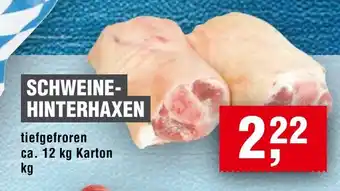 Handelshof SCHWEINE- HINTERHAXEN Angebot
