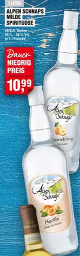 Handelshof ALPEN SCHNAPS MILDE SPIRITUOSE Angebot