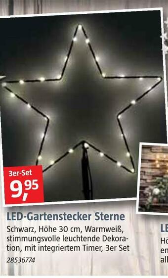 Bauhaus Led-gartenstecker sterne Angebot