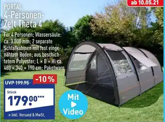 Aldi Nord Portal 4 Personen Zelt Theta 4 Angebot