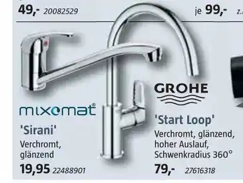 Bauhaus Mixomat oder grohe spültisch-armaturen hochdruck Angebot