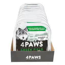 Netto Marken-Discount 4 PAWS Hundenahrung Lamm Karotte 300 g, 10er Pack Angebot