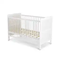 Netto Marken-Discount Cangaroo Babybett 2 in 1 Gitterbett Albero Kinderbett 120 x 60 cm Holz 3 Ebenen weiß Angebot