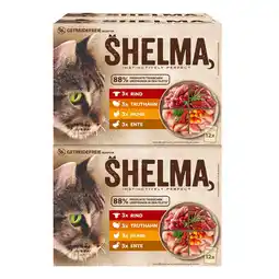 Netto Marken-Discount Shelma Multipack Fleisch 12 x 85 g, 4er Pack Angebot