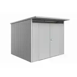 toom Baumarkt Biohort Gerätehaus 'AvantGarde' Gr. A6 silber-metallic 260 x 260 cm, mit Doppeltür Angebot