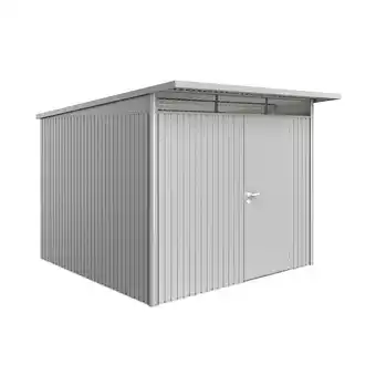 toom Baumarkt Biohort Gerätehaus 'AvantGarde XL' 260 x 300 cm Silber metallic Angebot