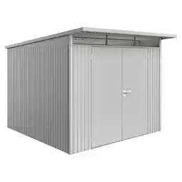 toom Baumarkt Biohort Gerätehaus 'AvantGarde XL' 260 x 300 cm Silber metallic Angebot