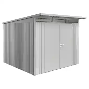toom Baumarkt Biohort Gerätehaus 'AvantGarde XL' 260 x 300 cm Silber metallic Angebot