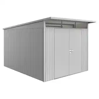 toom Baumarkt Biohort Gerätehaus 'AvantGarde XXL' 260 x 380 cm Silber metallic Angebot