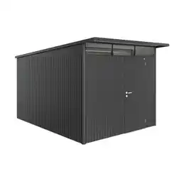 toom Baumarkt Biohort Gerätehaus 'AvantGarde XXL' 260 x 380 cm Dunkelgrau metallic Angebot