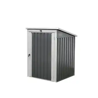 toom Baumarkt Westmann Mülltonnenbox anthrazit Metall 101 x 104 x 134 cm, integriertes Schloss Angebot