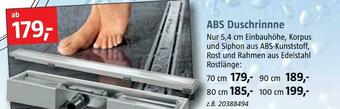 Bauhaus Abs duschrinne Angebot