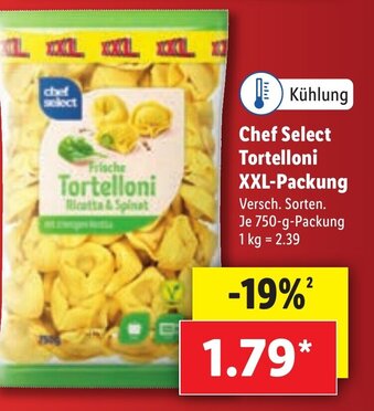 Lidl Chef Select Tortelloni XXL Packung Angebot