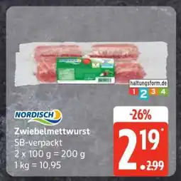 Edeka Nordisch Zwiebelmettwurst Angebot