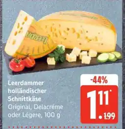 Edeka Leerdammer holländischer Schnittkäse Angebot