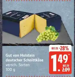 Edeka Gut von Holstein deutscher Schnittkäse Angebot