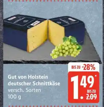 Edeka Gut von Holstein deutscher Schnittkäse Angebot
