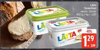 Edeka Lätta Streichfett Angebot