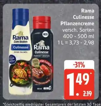 Edeka Rama Culinesse Pflanzencreme Angebot